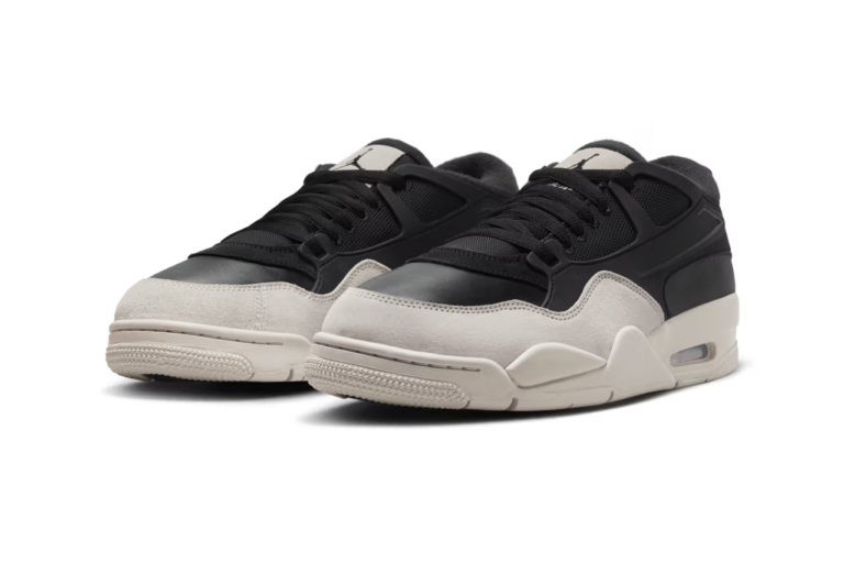 The Air Jordan 4 gets a modern twist with the Air Jordan 4 RM! Check out official images of the "Black/Light Bone" colorway featuring a two-tone upper & classic branding. Summer release via Nike SNKRS & retailers for $150 USD.