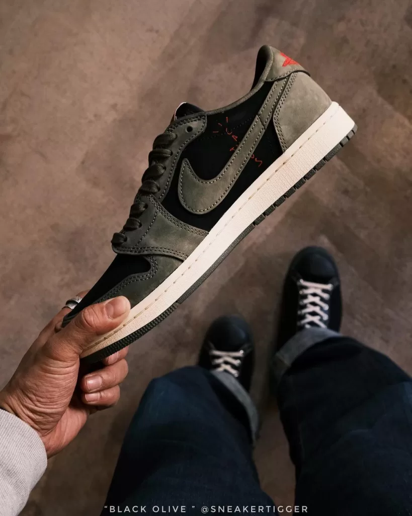 travis scott x air jordan 1 low olive 2