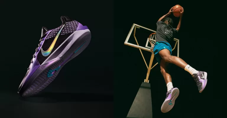 WNBA superstar Sabrina Ionescu unveils her next signature shoe, the Nike Sabrina 2! Inspired by the Kobe 5, it features a sleek low-cut design, bold purple & black colorway, and her signature "S" logo. Expected this summer for $130 USD via Nike SNKRS & retailers.